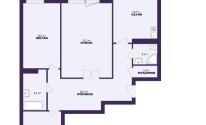 Купить 3-комнатную квартиру, Солигорск, Богомолова ул., 22. Фото 37