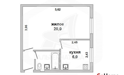 Купить 1-комнатную квартиру, Брест, Центр, б-р Космонавтов. Фото 15