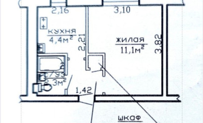 Купить 1-комнатную квартиру, Гомель, Минская, 8. Фото 14