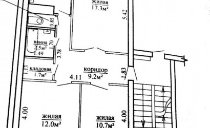 Купить 3-комнатную квартиру, Мосты, Юности, 6. Фото 11