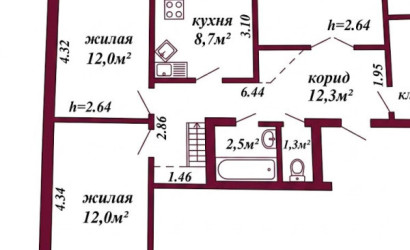 Купить 3-комнатную квартиру, Гродно, Кабяка, 8/2. Фото 10