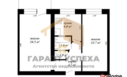 Купить 2-комнатную квартиру, Брест, ул. Карбышева, д. . Фото 9