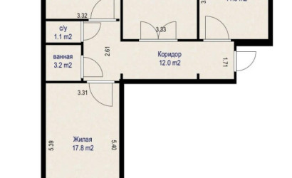 Купить 3-комнатную квартиру, Минск, Каменногорская ул., 22 (Фрунзенский район). Фото 27