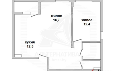 Купить 2-комнатную квартиру, Брест, Ковалево, ул. Октябрьской Революции. Фото 11