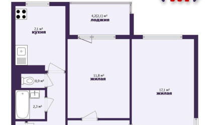 Купить 2-комнатную квартиру, Минск, Плеханова ул., 61 (Ленинский район). Фото 30