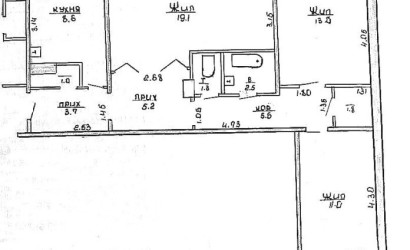 Купить 3-комнатную квартиру, Скидель, Ленина, 94. Фото 17