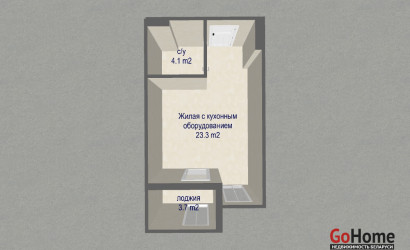 Купить 1-комнатную квартиру, Минск, ул. Белградская, д. 2 (Октябрьский район). Фото 18