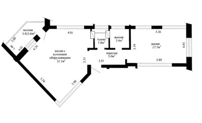 Купить 3-комнатную квартиру, Минск, Щорса ул., 42 (Московский район). Фото 29