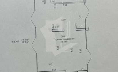 Аренда торгового помещения, Минск, Братская ул., 11,  57.9 кв.м.. Фото 2
