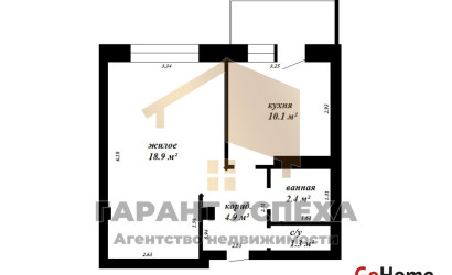 Купить 1-комнатную квартиру, Брест, ул. Морозова, д. . Фото 15