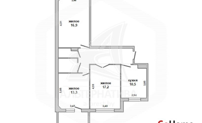 Купить 3-комнатную квартиру, Брест, Вулька, ул. Колесника. Фото 18