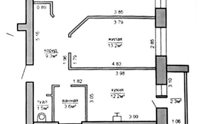 Купить 2-комнатную квартиру, Лида, Лётная, 1Б. Фото 10