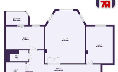 Купить 2-комнатную квартиру, Минск, Высоцкого ул., 1 (Первомайский район). Фото 18