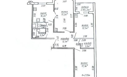 Снять 3-комнатную квартиру, Минск, Киреева, 23. Фото 5