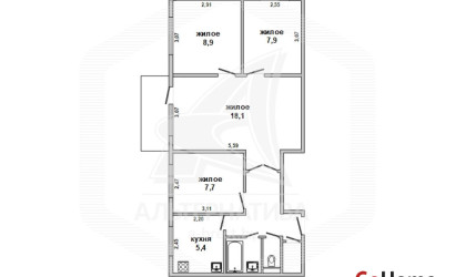 Купить 4-комнатную квартиру, Брест, Восток, ул. Советской Конституции. Фото 1