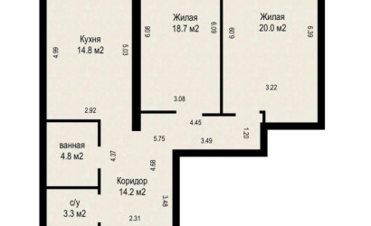 Купить 2-комнатную квартиру, Минск, Богдановича ул., 132 (Советский район). Фото 19