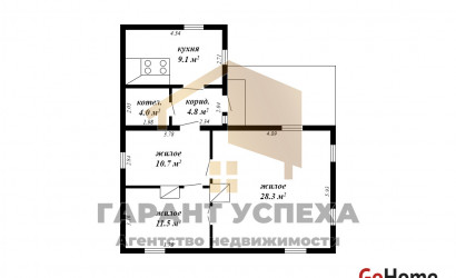 Купить дом в деревне, Дивин, Луговая, 25 соток. Фото 3