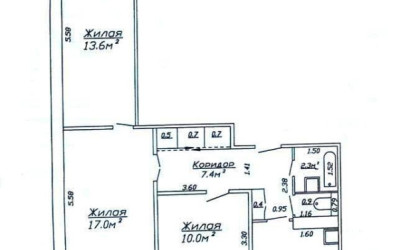Купить 3-комнатную квартиру, Солигорск, Набережная ул., 7. Фото 20