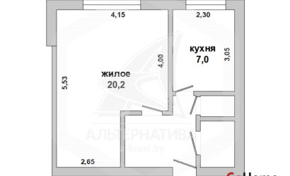Купить 1-комнатную квартиру, Ходосы, , . Фото 1