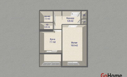 Купить 1-комнатную квартиру, Минск, ул. Лещинского, д. 15 (Фрунзенский район). Фото 17