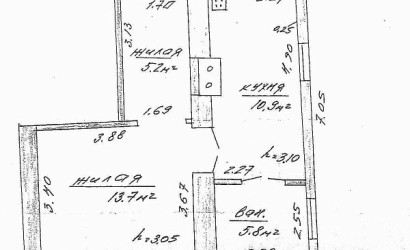  10-этаж.(41 м2), Гродно(Антонова, 6)