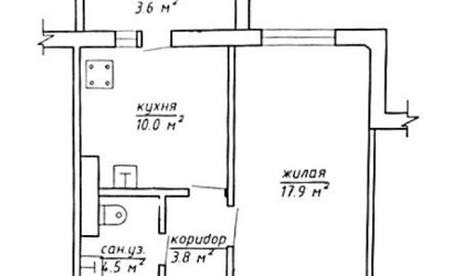 Купить 1-комнатную квартиру, Барановичи, Кирова, 93Б. Фото 2