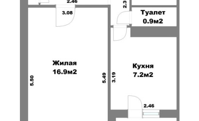 Купить 1-комнатную квартиру, Минск, Бачило ул., 6 (Заводской район). Фото 21