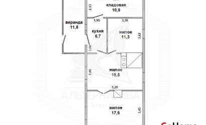 Купить дом в деревне, Голосятино, Щерчовский с/с, 22 соток. Фото 3