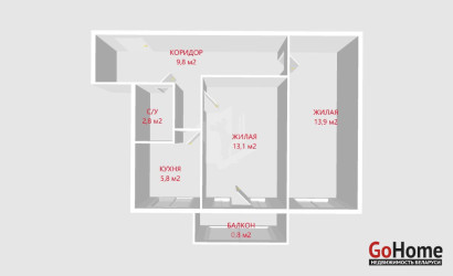 Купить 2-комнатную квартиру, Минск, Харьковская ул., 78/3 (Фрунзенский район). Фото 10