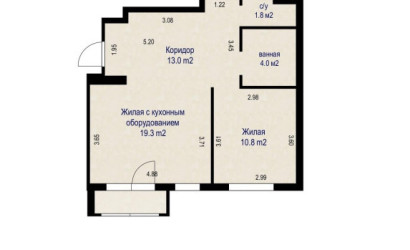 Купить 3-комнатную квартиру, Минск, Нововиленская ул., 53(Центральный район). Фото 1