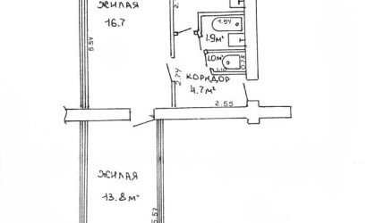 Купить 2-комнатную квартиру, Барановичи, Ленина, 51. Фото 3
