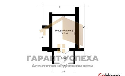 Продажа торгового помещения, Кобрин, Дзержинского, 24.2 кв.м.. Фото 9
