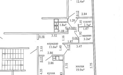 Купить 2-комнатную квартиру, Гродно, Суворова, 318А. Фото 13