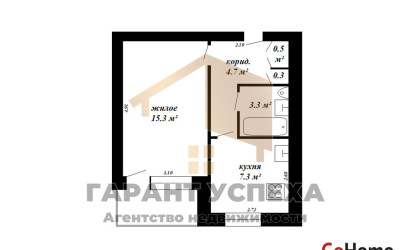 Купить 1-комнатную квартиру, Брест, ул. Кирова, д. . Фото 10
