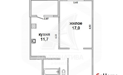 Купить 1-комнатную квартиру, Брест, Восток, ул. Московская. Фото 5