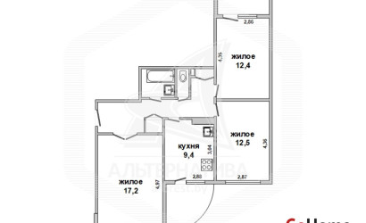 Купить 3-комнатную квартиру, Брест, Речица, ул. Мичурина. Фото 1