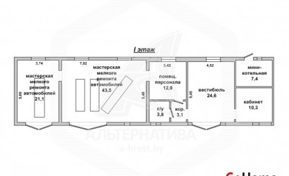Продажа помещения под сто, Брест, Граевка,  265.5 кв.м.. Фото 1