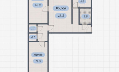 Купить 3-комнатную квартиру, Брест, Машерова просп.. Фото 2