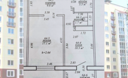 Купить 1-комнатную квартиру, Солигорск, Заслонова 70. Фото 2