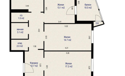 Купить 3-комнатную квартиру, Минск, Скорины ул., 41/а(Первомайский район). Фото 38
