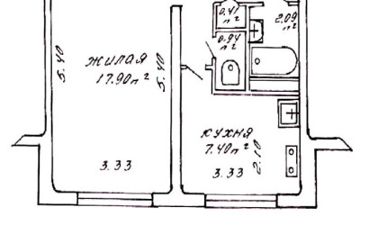 Купить 1-комнатную квартиру, Минск, Казинца ул., 66 (Октябрьский район). Фото 13
