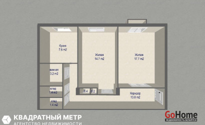 Купить 2-комнатную квартиру, Минск, Козлова ул., 2 (Партизанский район). Фото 36