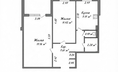 Купить 2-комнатную квартиру, Минск, Илимская ул., 29 (Заводской район). Фото 20