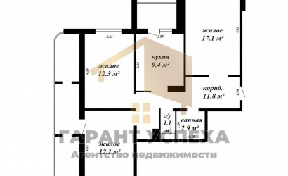 Купить 3-комнатную квартиру, Брест, ул. Пронягина, д. . Фото 12