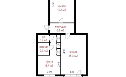 Купить 2-комнатную квартиру, Минск, Казинца ул., 51/1 (Октябрьский район). Фото 1