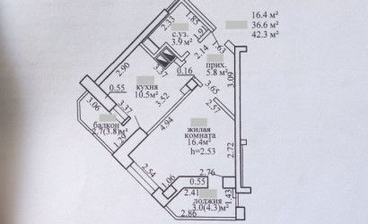 Купить 1-комнатную квартиру, Витебск, Генерала Ивановского, 29. Фото 11