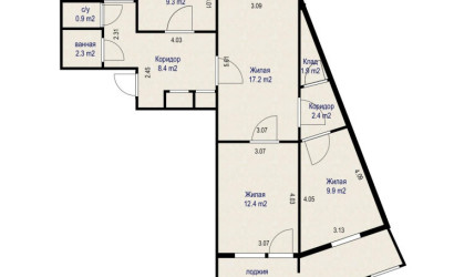 Купить 4-комнатную квартиру, Минск, Байкальская ул., 45 (Заводской район). Фото 1