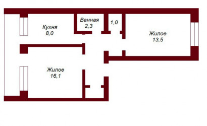 Купить 2-комнатную квартиру, Скоки, Мира. Фото 6
