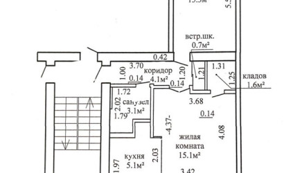 Купить 2-комнатную квартиру, Гродно, просп. Космонавтов, д. 37. Фото 12