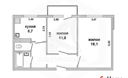Купить 2-комнатную квартиру, Пружаны, , . Фото 4